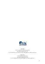 Предварительный просмотр 8 страницы Alfaa EcoStream Lite Operation And Maintenance Manual