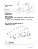 Preview for 19 page of Alfain PEGAS 320 AC/DC PULSE Operating Manual