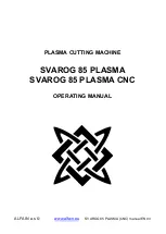 Alfain SVAROG 85 PLASMA Operating Manual preview