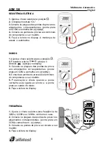 Предварительный просмотр 6 страницы alfatest ADM-128 Manual