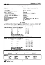 Предварительный просмотр 10 страницы alfatest ADM-128 Manual