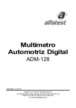 Предварительный просмотр 13 страницы alfatest ADM-128 Manual