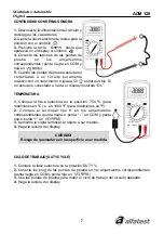 Предварительный просмотр 19 страницы alfatest ADM-128 Manual