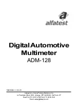 Preview for 25 page of alfatest ADM-128 Manual