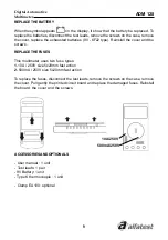 Предварительный просмотр 33 страницы alfatest ADM-128 Manual