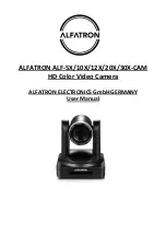 ALFAtron ALF-10X-CAM User Manual preview