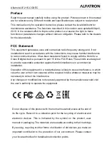 Preview for 2 page of ALFAtron ALF-21E-CODEC Manual