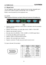 Предварительный просмотр 11 страницы ALFAtron ALF-MMX3232A-N Manual