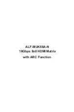 ALFAtron ALF-MUK88A-N Manual предпросмотр