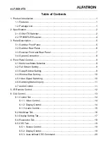 Предварительный просмотр 2 страницы ALFAtron ALF-SCK41TS User Manual