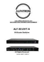 Предварительный просмотр 1 страницы ALFAtron ALF-SCU91T-N User Manual