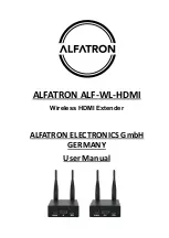 Предварительный просмотр 1 страницы ALFAtron ALF-WL-HDMI User Manual