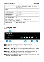 Предварительный просмотр 7 страницы ALFAtron ALF-WU4K HUB Manual