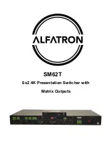 Preview for 1 page of ALFAtron SM62T User Manual