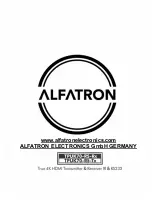 ALFAtron TPUK70-RS-Rx Manual preview