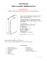 Alfda ALR300 Comfort User Manual preview