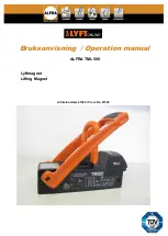 ALFRA TML 500 Operation Manual preview