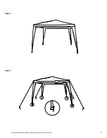 Preview for 5 page of alfresca Gazebo 2.7 x 2.7m Quick Start Manual