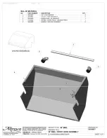 Предварительный просмотр 4 страницы Alfresco AGBQ-30SZ Parts Manual