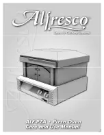 Alfresco ALF-PZA Use & Care Manual preview