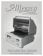 Alfresco ALX2 Care And Use Manual предпросмотр