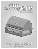 Alfresco ALXE series Care And Use Manual предпросмотр