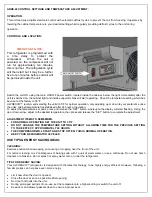 Preview for 3 page of Alfresco ARXE-42 Care And Use Manual