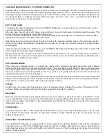 Preview for 4 page of Alfresco ARXE-42 Care And Use Manual