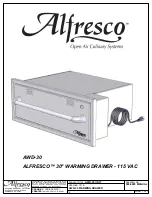 Alfresco AWD-30 Parts List preview