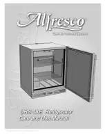 Alfresco URS-1XE Care And Use Manual preview