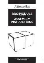 Preview for 1 page of AlfrescoPlus BBQ MODULE Assembly Instructions Manual