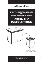 Preview for 1 page of AlfrescoPlus DOUBLE Assembly Instructions Manual