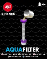 Предварительный просмотр 1 страницы Alga Science AQUAFILTER Manual