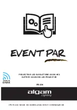 Algam Lighting EVENTPAR User Manuals preview