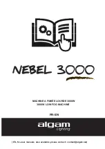 Algam Lighting NEBEL 3000 User Manuals preview