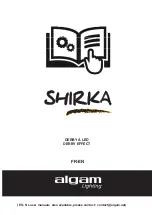 Preview for 1 page of Algam Lighting SHIRKA Manual