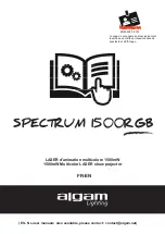 Preview for 1 page of Algam Lighting Spectrum 1500RGB User Manual