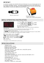 Preview for 17 page of Algam Lighting Spectrum 1500RGB User Manual