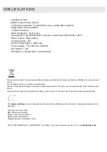 Preview for 15 page of Algam Lighting SPECTRUM 80 GREEN User Manuals