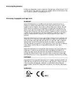 Preview for 3 page of Algas SDI 160H Operation & Maintenance Manual