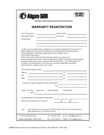 Preview for 33 page of Algas SDI Second Sun Installation, Operation & Maintenance Manual