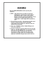 Preview for 2 page of Algas SDI TORREXX TX240 Operation & Maintenance Manual