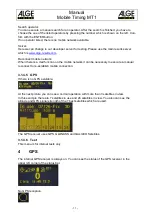 Предварительный просмотр 11 страницы ALGE-Timing Mobile Timing MT1 Manual