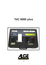 ALGE-Timing TdC 8000 plus Manual предпросмотр