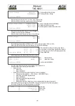 Предварительный просмотр 20 страницы ALGE-Timing TDC8001 Manual