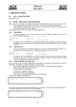 Предварительный просмотр 27 страницы ALGE-Timing TDC8001 Manual