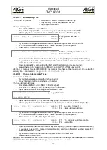 Предварительный просмотр 32 страницы ALGE-Timing TDC8001 Manual