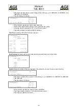 Предварительный просмотр 37 страницы ALGE-Timing TDC8001 Manual