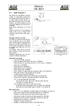 Предварительный просмотр 53 страницы ALGE-Timing TDC8001 Manual