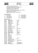 Предварительный просмотр 54 страницы ALGE-Timing TDC8001 Manual